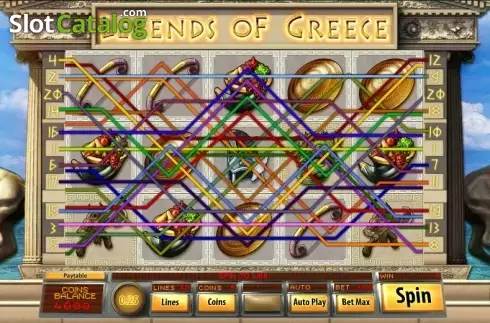 Скрин3. Legends of Greece слот