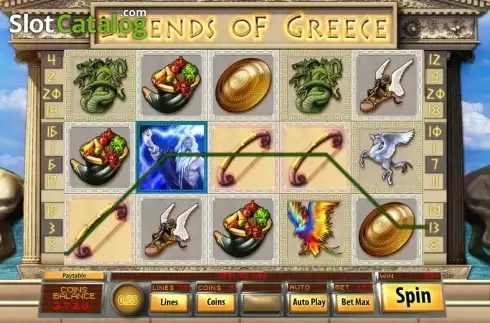 Скрин5. Legends of Greece слот