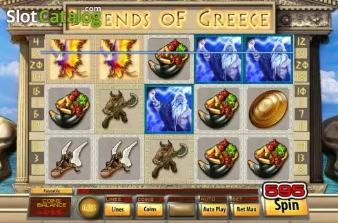Скрин7. Legends of Greece слот