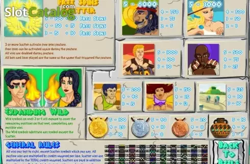 Скрин2. Legends of Olympia слот