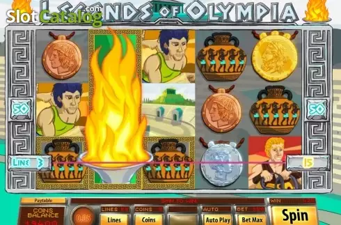 Скрин6. Legends of Olympia слот