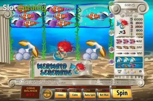 Скрин5. Mermaid Serenade слот
