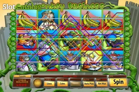 Скрин3. Monkey Business (Genii) слот