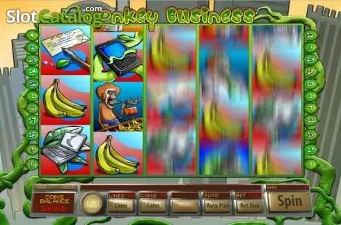 Скрин4. Monkey Business (Genii) слот