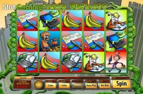 Скрин5. Monkey Business (Genii) слот