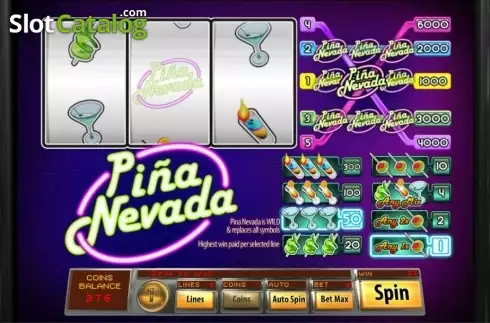 Скрин4. Pina Nevada слот