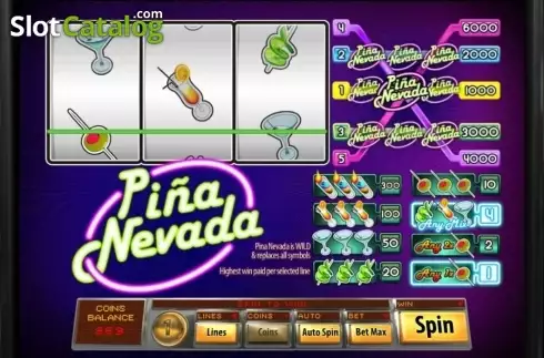 Скрин5. Pina Nevada слот