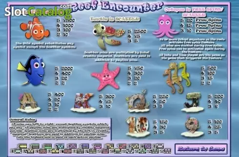 Скрин2. Reef Encounter слот