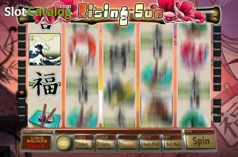 Скрин5. Rising Sun слот