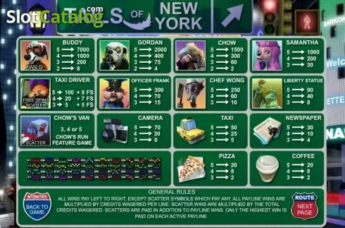 Скрин2. Tails Of New York слот