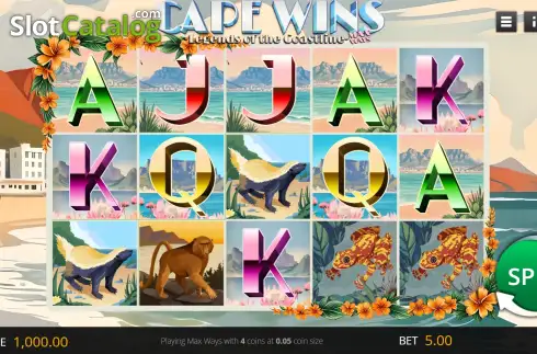 Скрин2. Cape Wins Legends of the Coastline слот
