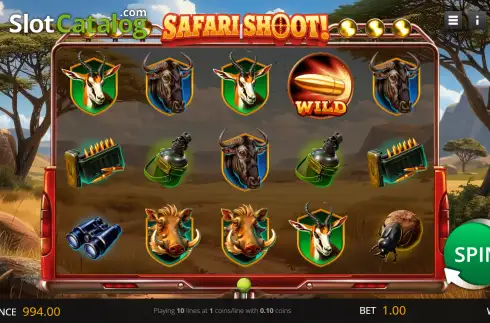Скрин2. Safari Shoot слот