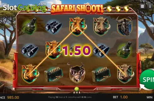 Скрин3. Safari Shoot слот