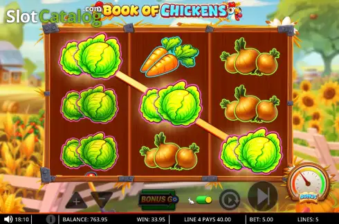 Скрин3. Book of Chickens слот