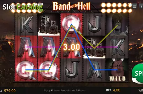 Скрин3. Band Outta Hell слот