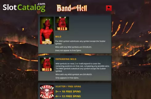 Скрин7. Band Outta Hell слот