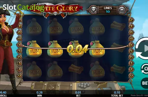 Скрин4. Pirate Glory (Getta Gaming) слот