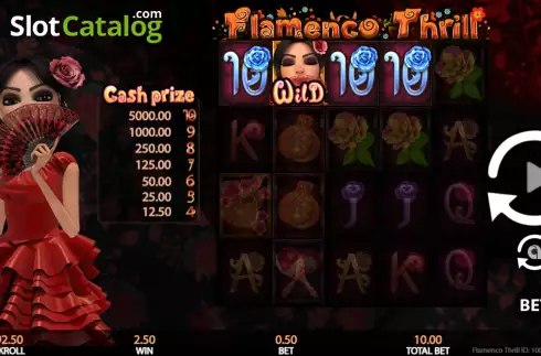 Скрин3. Flamenco Thrill слот