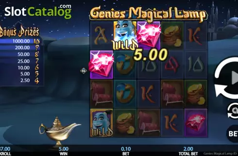 Скрин3. Genies Magical Lamp слот