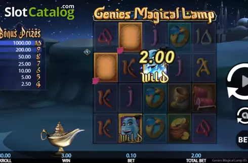 Скрин4. Genies Magical Lamp слот