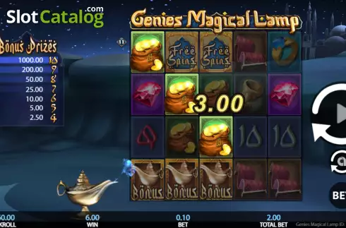 Скрин5. Genies Magical Lamp слот