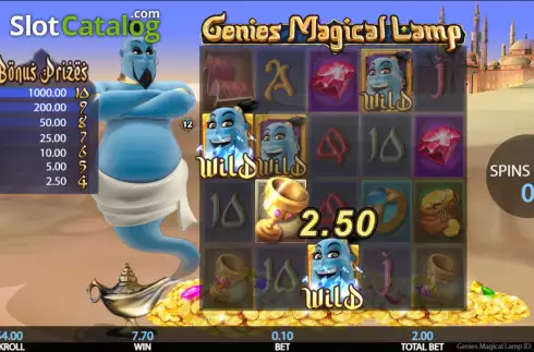 Скрин7. Genies Magical Lamp слот