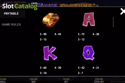 Скрин9. Nova Fortune слот
