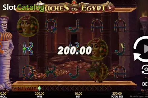 Скрин4. Riches of Egypt слот