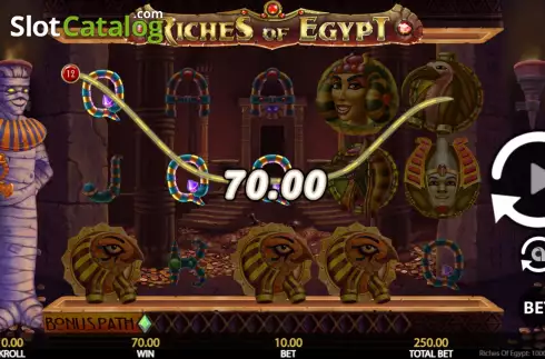 Скрин5. Riches of Egypt слот