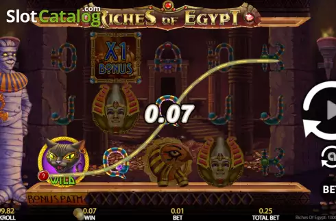 Скрин6. Riches of Egypt слот