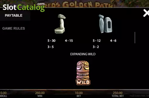 Скрин9. Fred's Golden Path слот