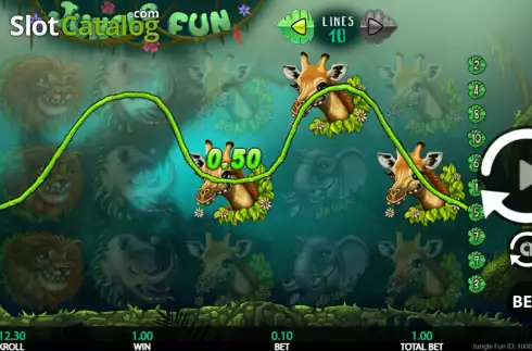 Скрин3. Jungle Fun слот