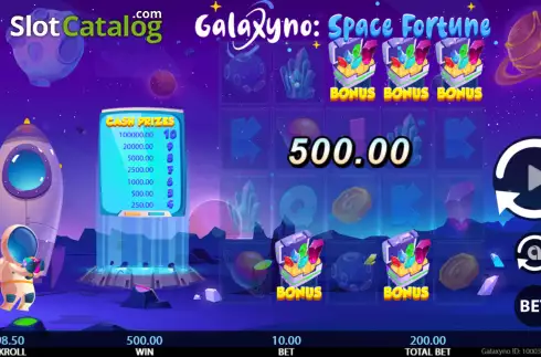 Скрин4. Galaxyno Space Fortune слот