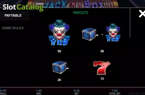 Скрин5. Jack In A Box слот