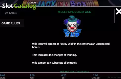 Скрин8. Jack In A Box слот