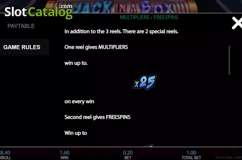 Скрин9. Jack In A Box слот