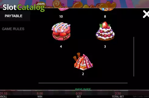 Скрин6. Spin Candy слот