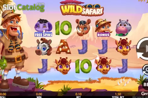 Скрин2. Wild Safari (Getta Gaming) слот