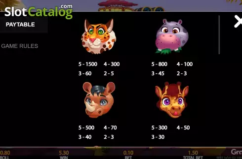 Скрин5. Wild Safari (Getta Gaming) слот