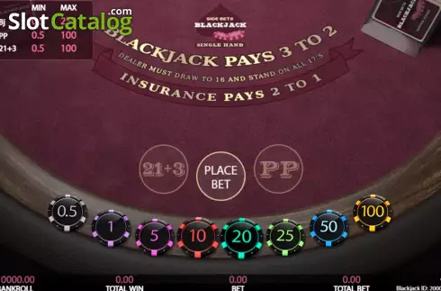 Скрин2. Blackjack Side Bets (Getta Gaming) слот