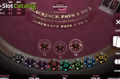Скрин3. Blackjack Side Bets (Getta Gaming) слот