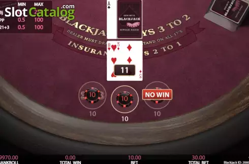 Скрин4. Blackjack Side Bets (Getta Gaming) слот