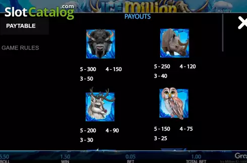 Скрин9. Ice Million слот