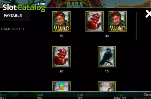 Скрин5. Baba Yaga's Bet слот