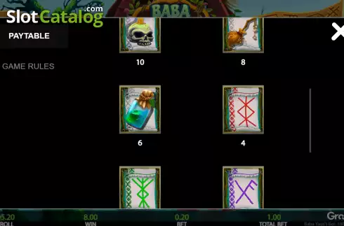Скрин6. Baba Yaga's Bet слот