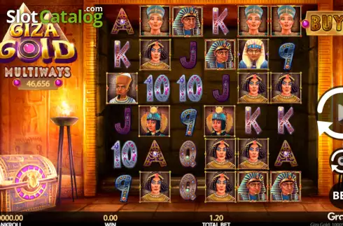 Скрин2. Giza Gold слот