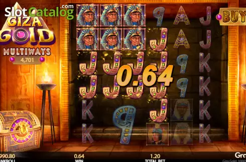 Скрин3. Giza Gold слот