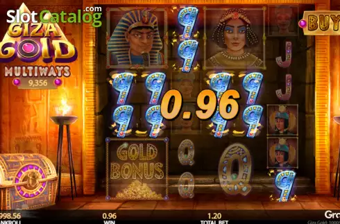 Скрин4. Giza Gold слот
