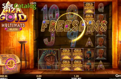 Скрин5. Giza Gold слот