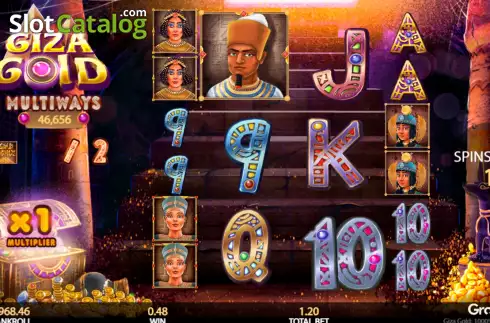 Скрин7. Giza Gold слот
